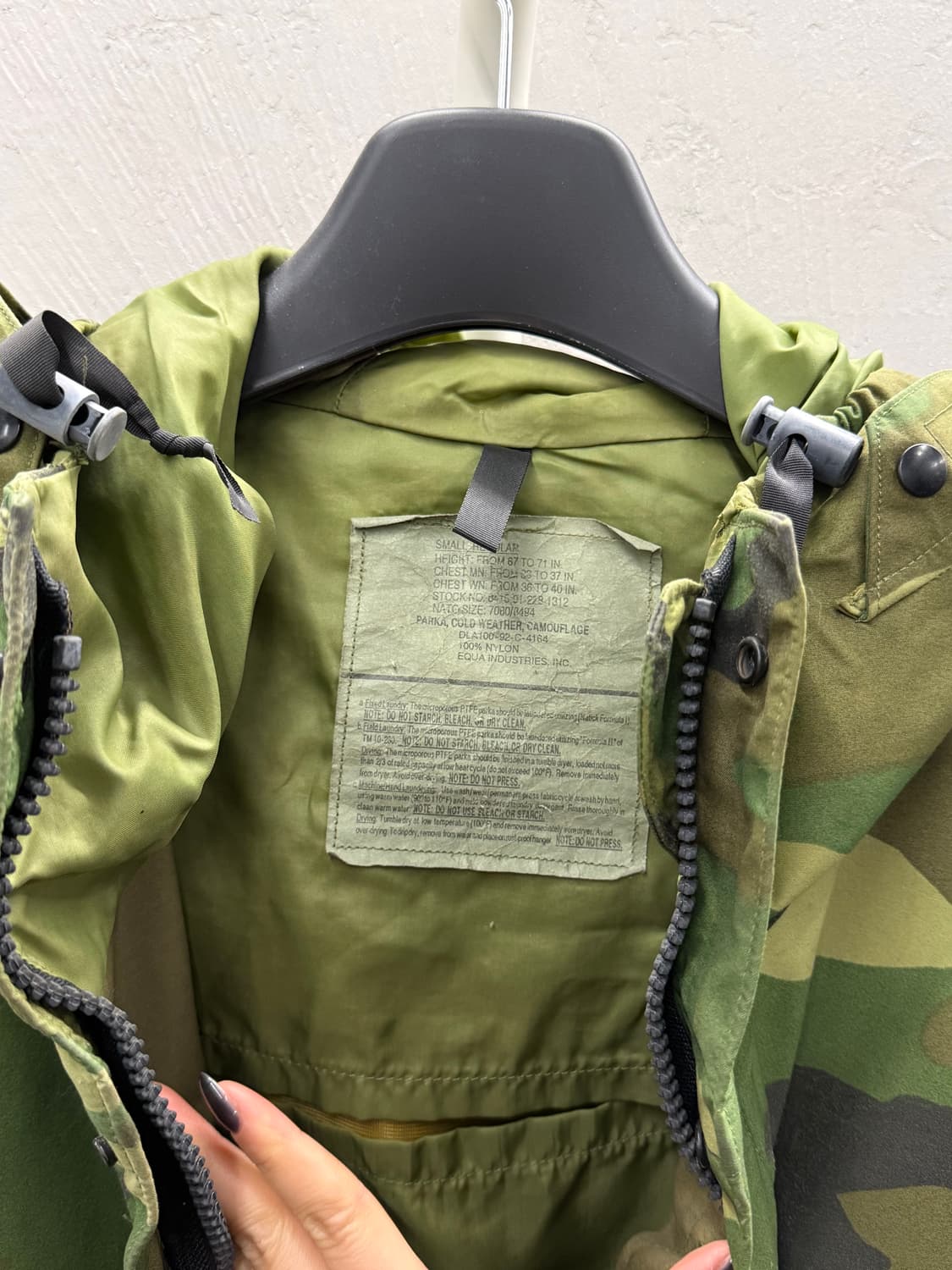 미군 우드랜드 고어텍스 스몰레귤러  상품이미지4