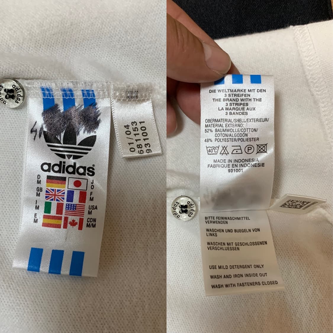 ADIDAS 아디다스 74 월드컵 트레이닝 재킷-04 레트로 모델 상품이미지9