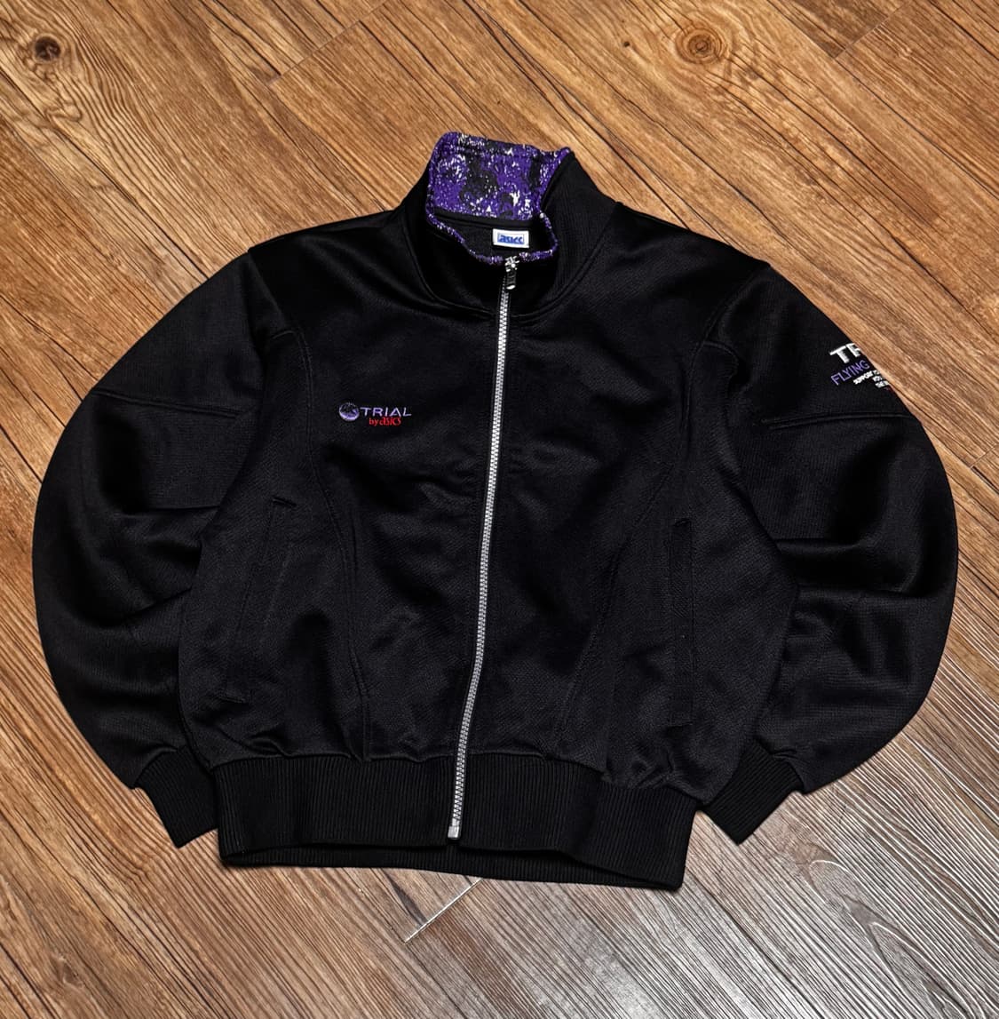 [M] 아식스 트라이얼 블랙 퍼플 져지 상품이미지2