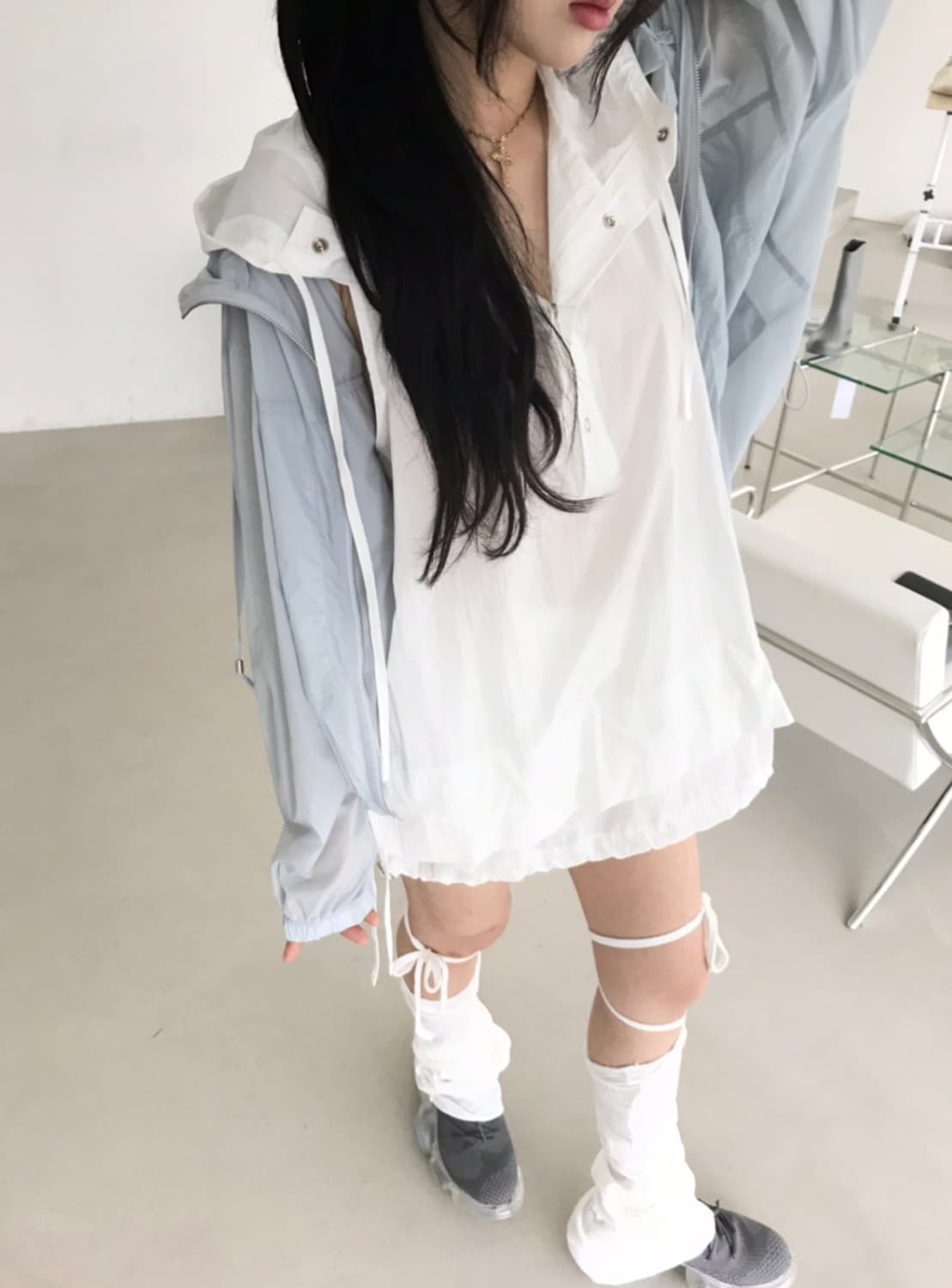 히피디피 원피스 나시 슬리브리스 비삼샵디에이디김아홉에프터먼데이아워캐비넷 상품이미지3