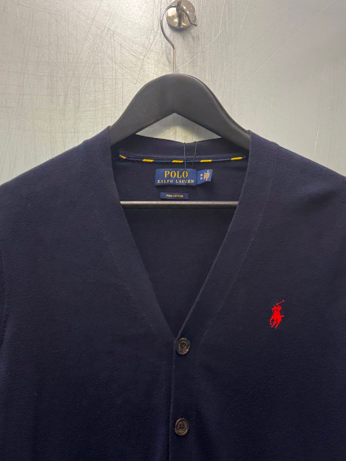 Polo 폴로 랄프로렌 네이비 컬러 투포켓 브이넥 카디건 상품이미지3