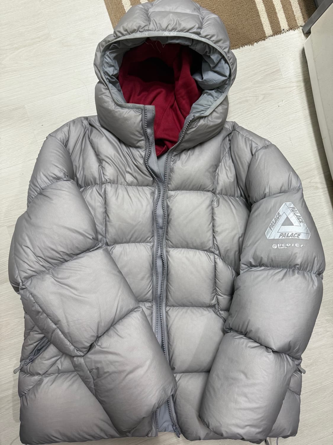 L 팔라스 바라클라바 후드 그레이 fw22 상품이미지1