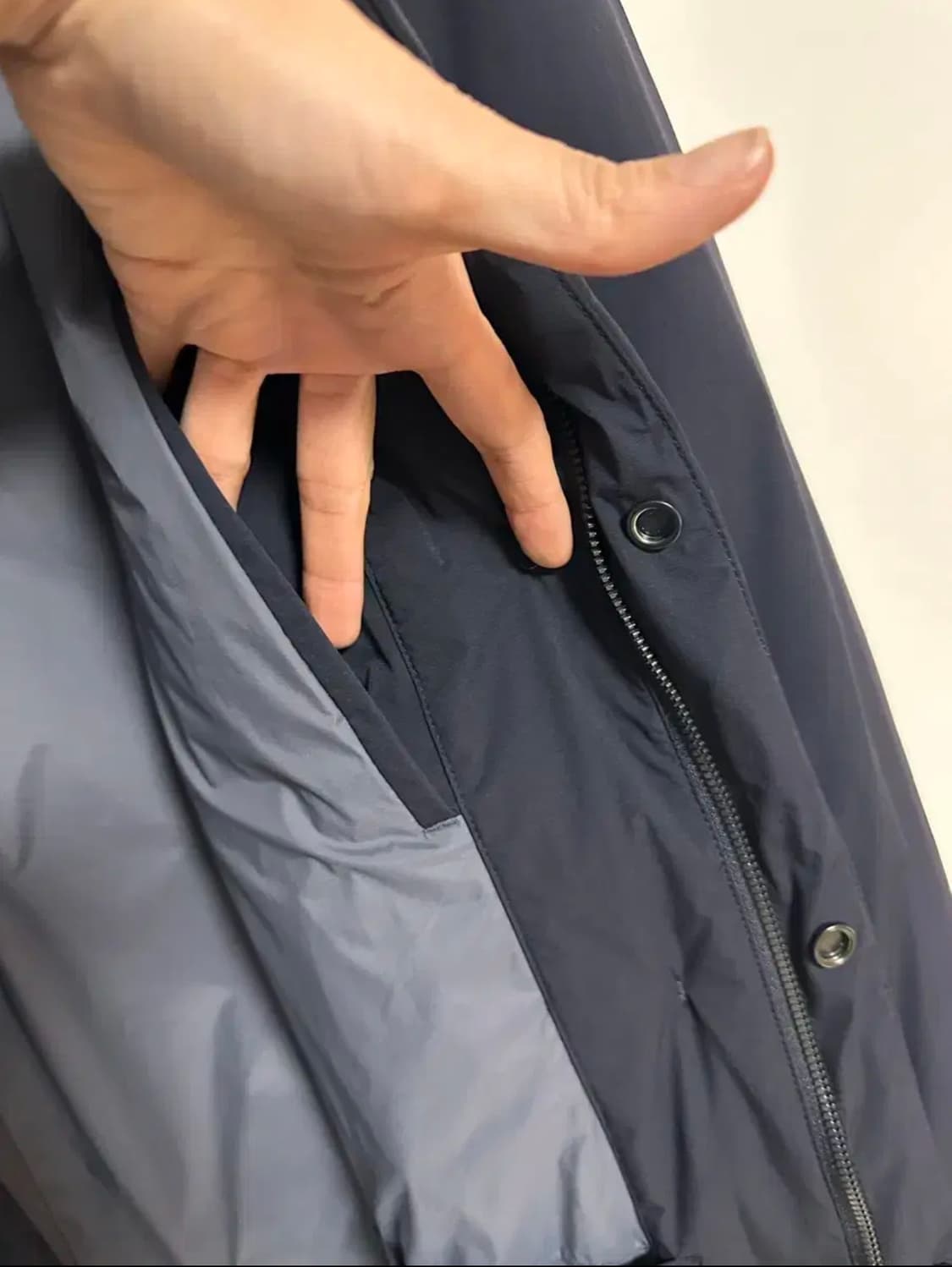 빈폴 구스다운 코트패딩 네이비L 상품이미지4