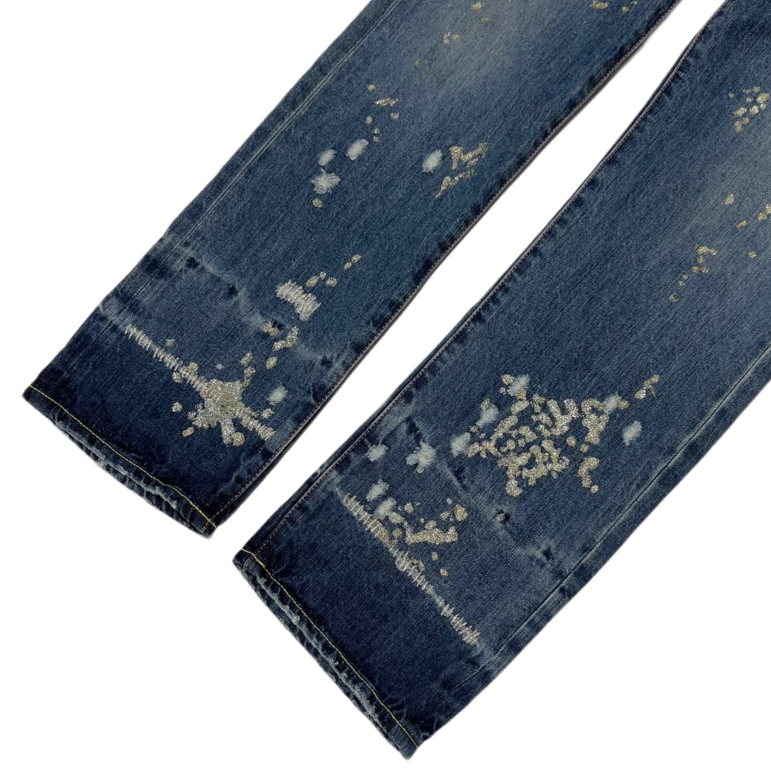 Tsumori chisato dirty painting denim jea 상품이미지4
