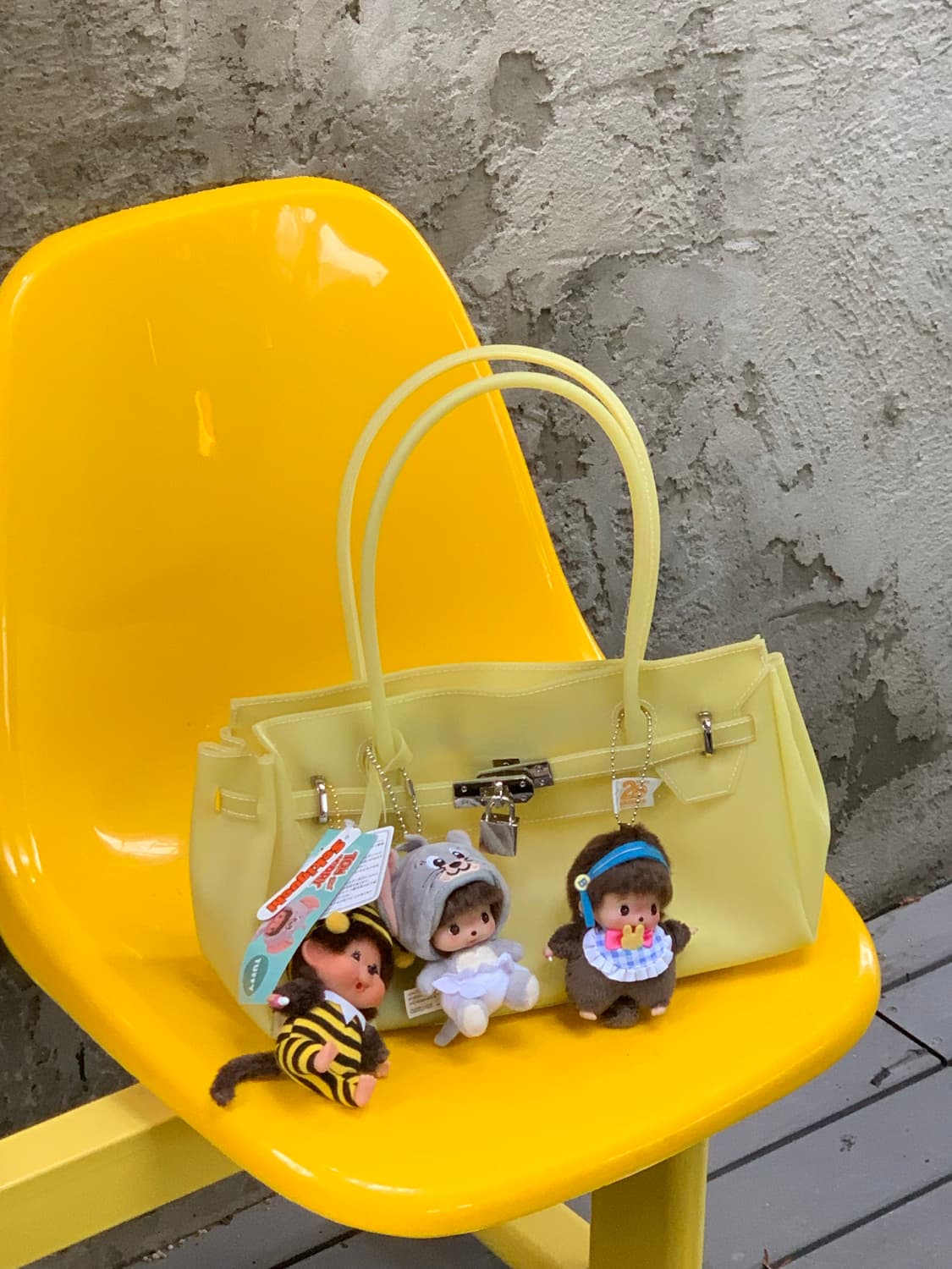 옐로우 젤리퍼킨백 젤리백  상품이미지2