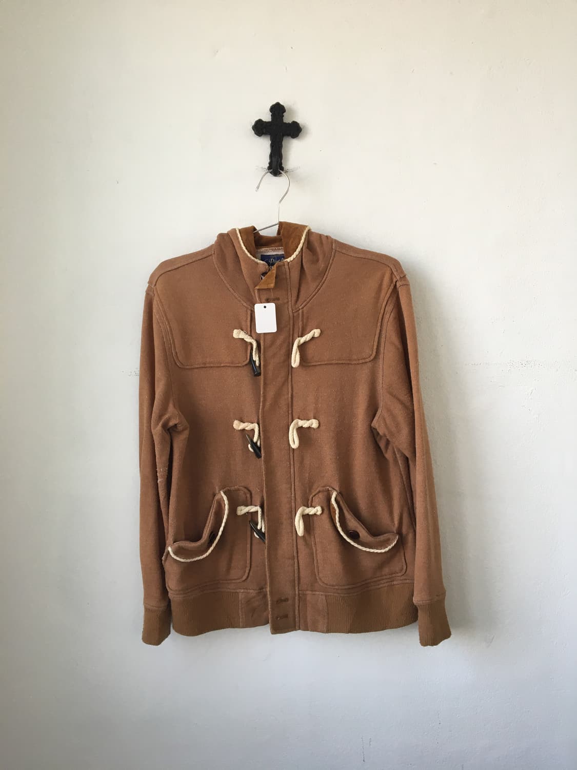 Duffle button high neck hood jacket 상품이미지2