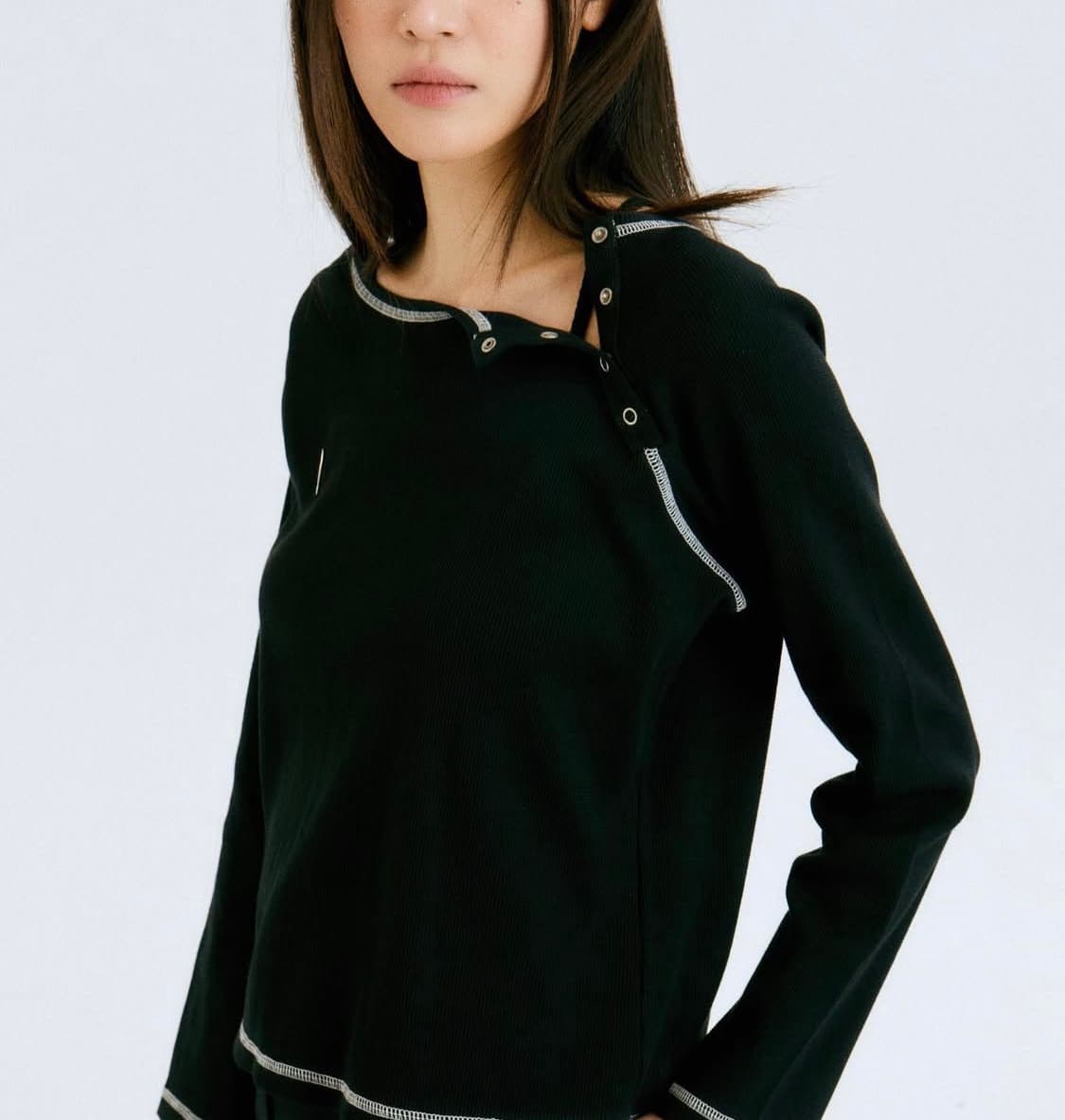 할로미늄 와플 롱 슬리브 상품이미지1