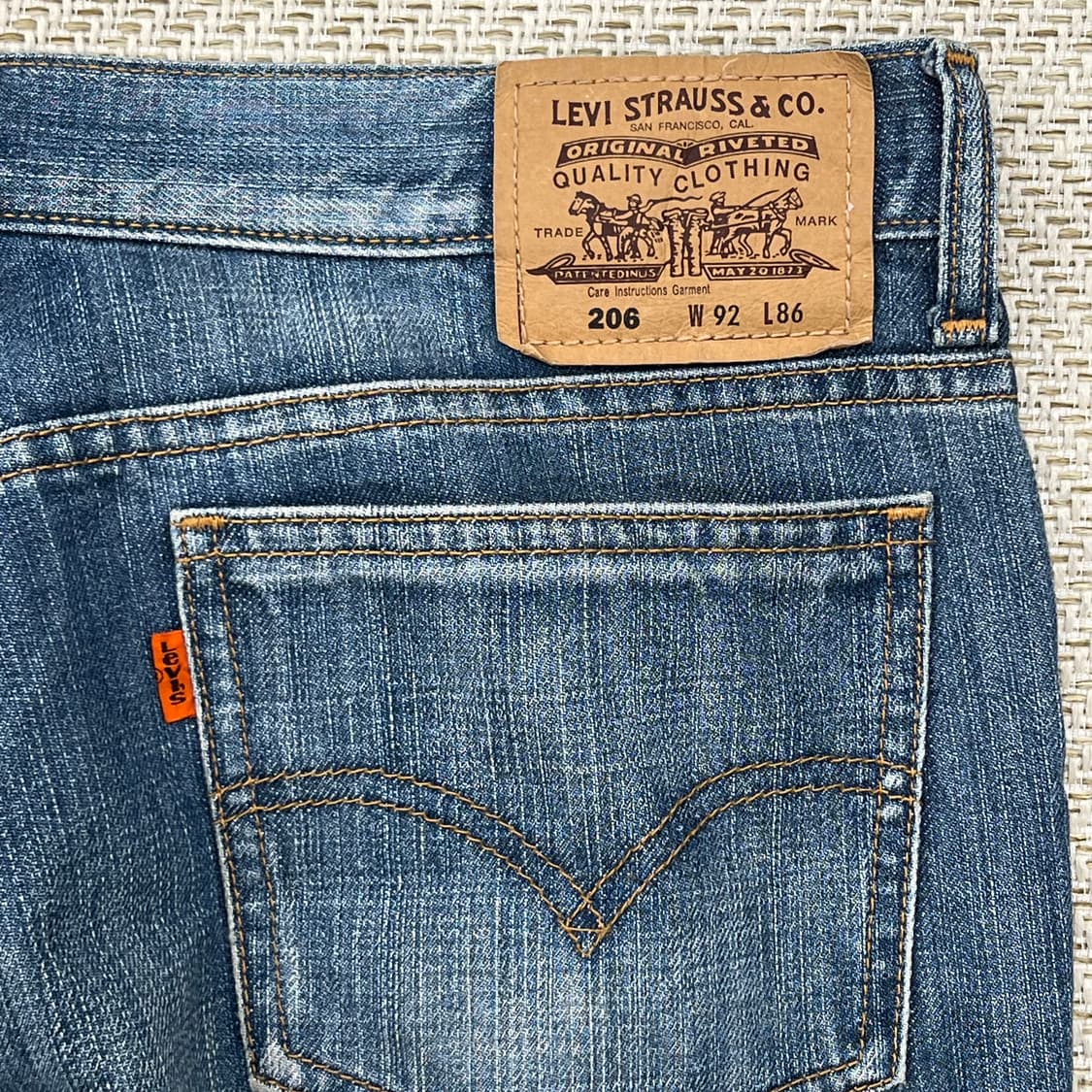 리바이스 오렌지탭 206 데님팬츠 r2599 상품이미지5