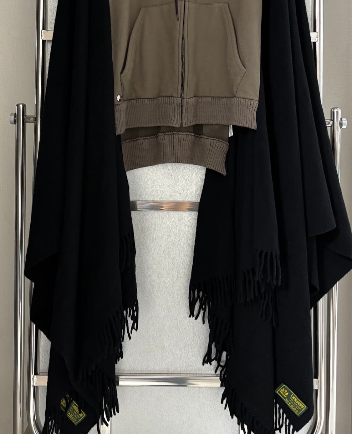 bless 블레스 스카프 집업 후디 후드집업 상품이미지5