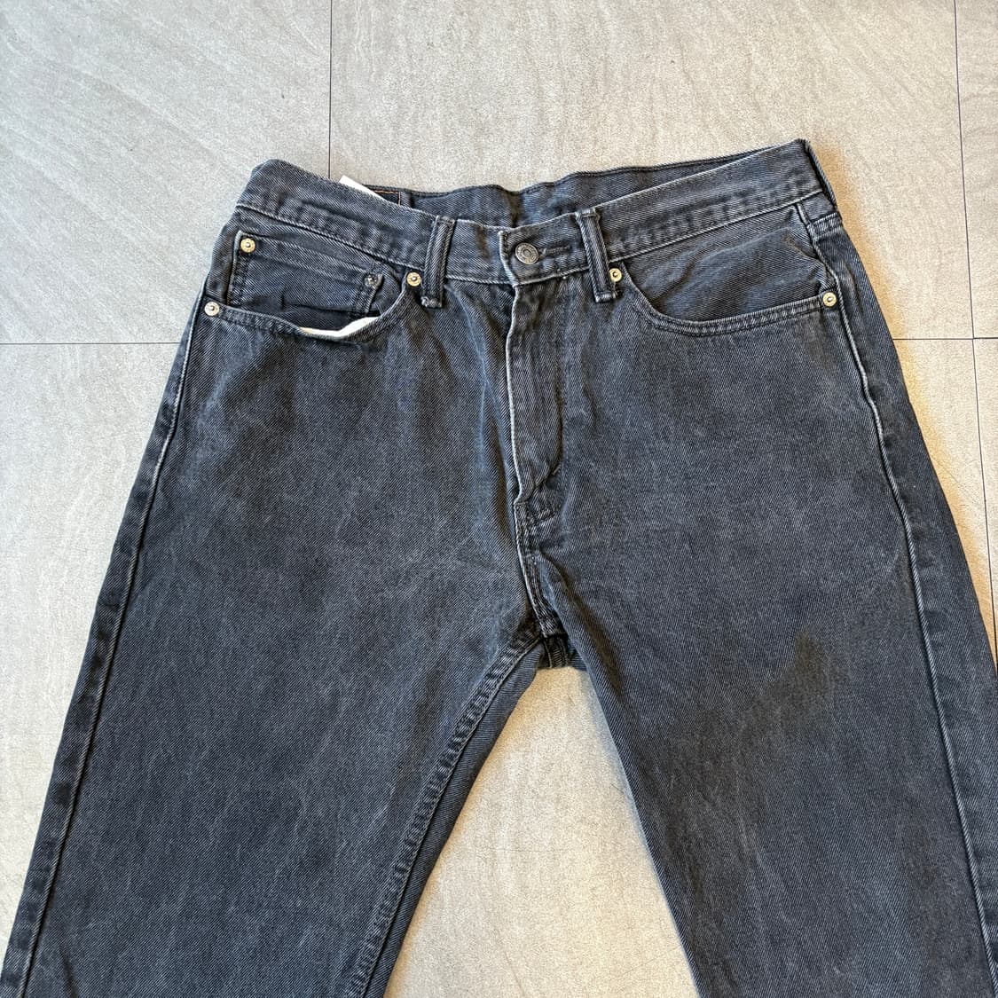 리바이스 정품 505 데님 블랙 팬츠 바지 상품이미지3