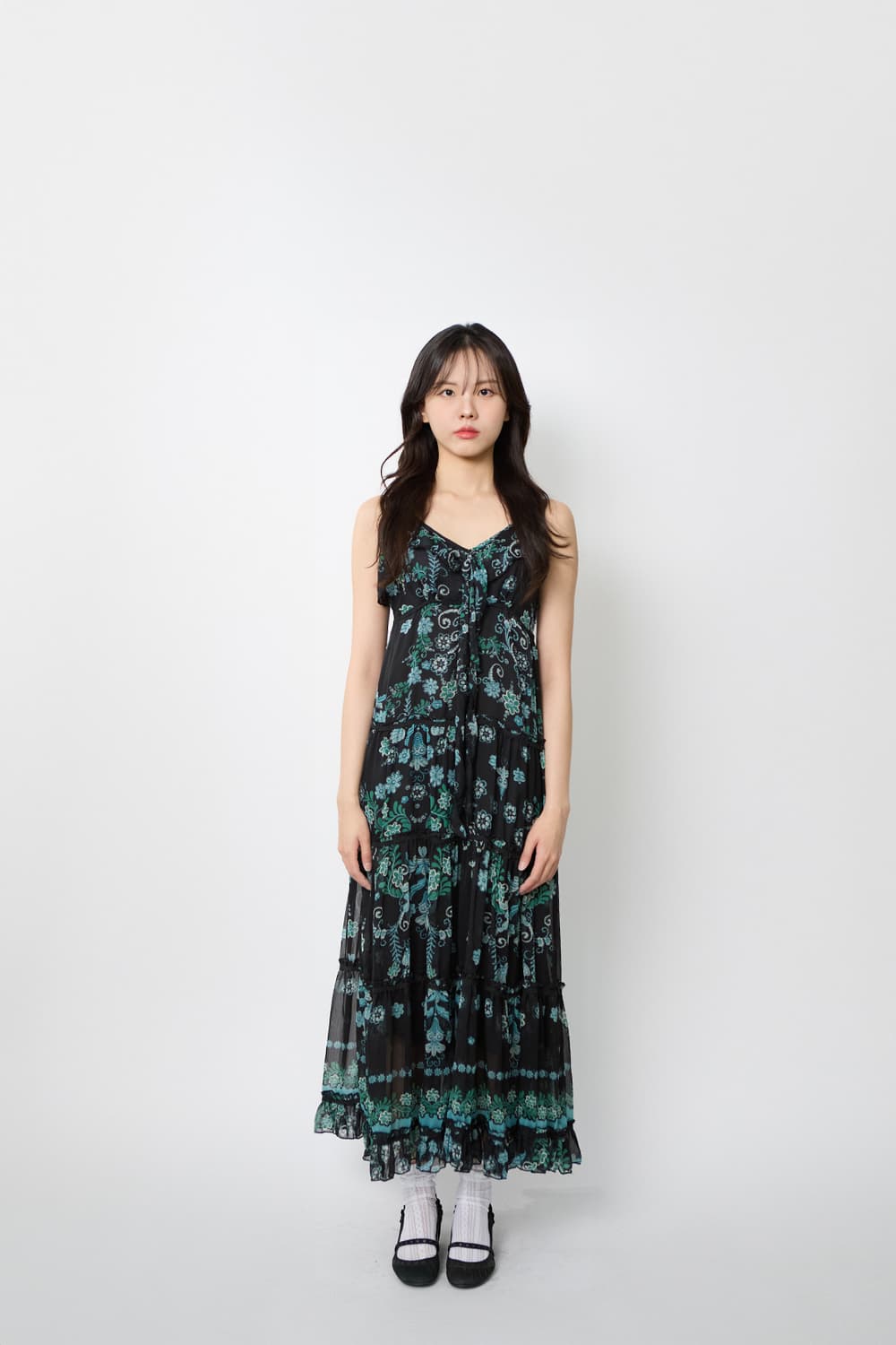 Floral Sleeveless Dress ~100  상품이미지7