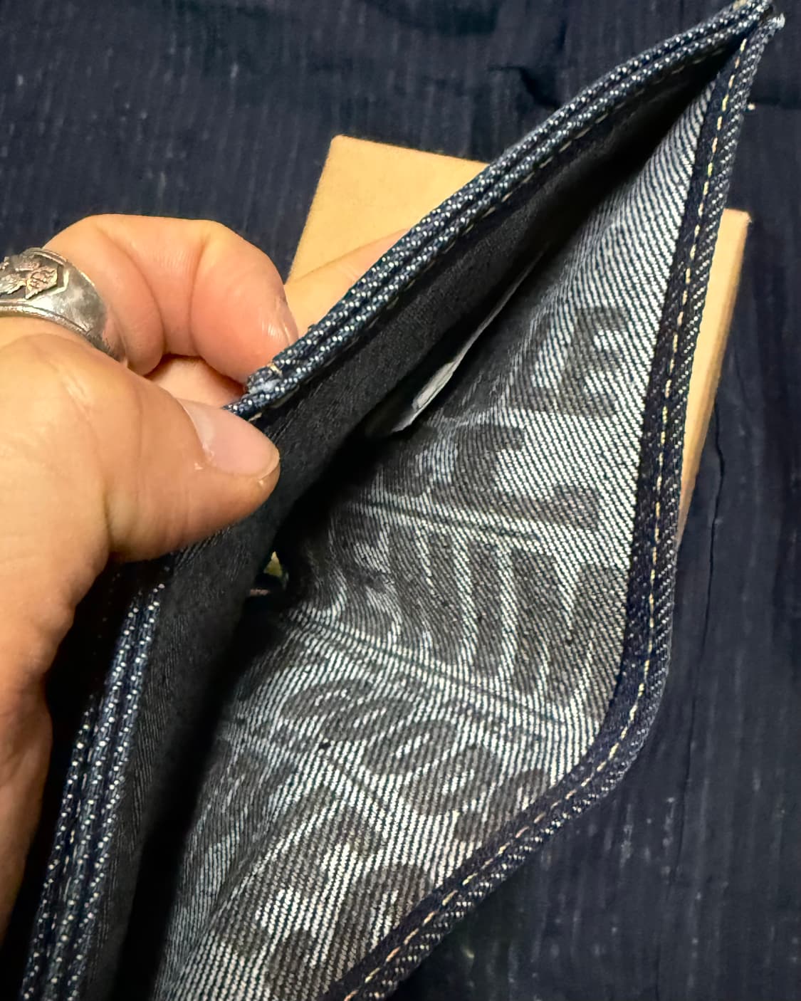 R.R.L 인디고 데님 빌 폴드 상품이미지5