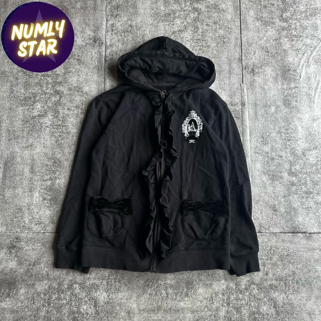 고스로리 고스펑크 고딕 디즈니 앨리스 후드집업  상품이미지1