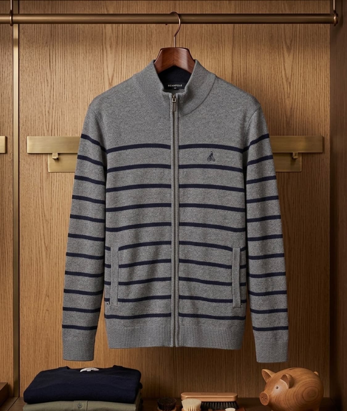 🚲빈폴 스트라이프 니트 집업🚲 상품이미지1