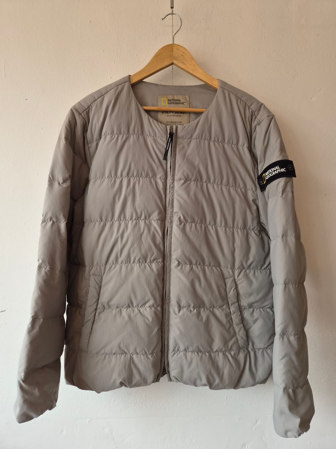 내셔널지오그래픽 남성 노카라덕다운패딩점퍼 XL사이즈 상품이미지2