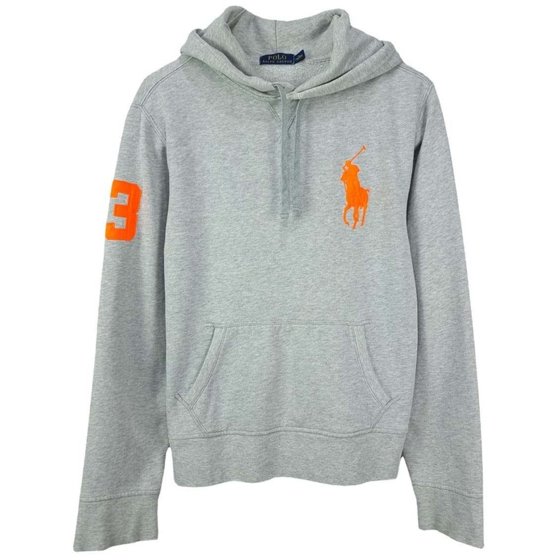 [폴로 랄프로렌] 빅포니 로고 후드티 그레이 M19951 상품이미지2