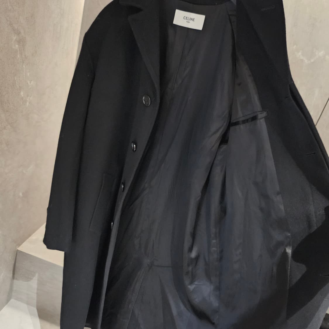 셀린느 25F/W 울 클로스 맥 신상 코트 상품이미지4