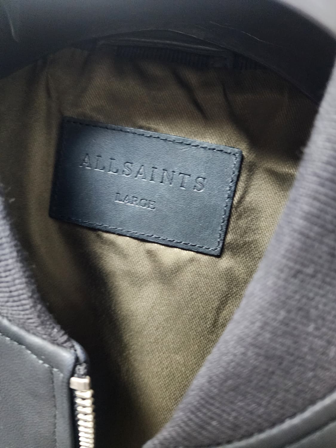 [L]올세인츠 램스킨 ma-1가죽자켓 상품이미지2