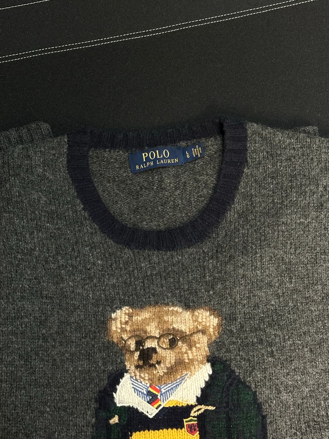 폴로 랄프로렌 해리포터 베어 럭비니트 그레이 상품이미지2