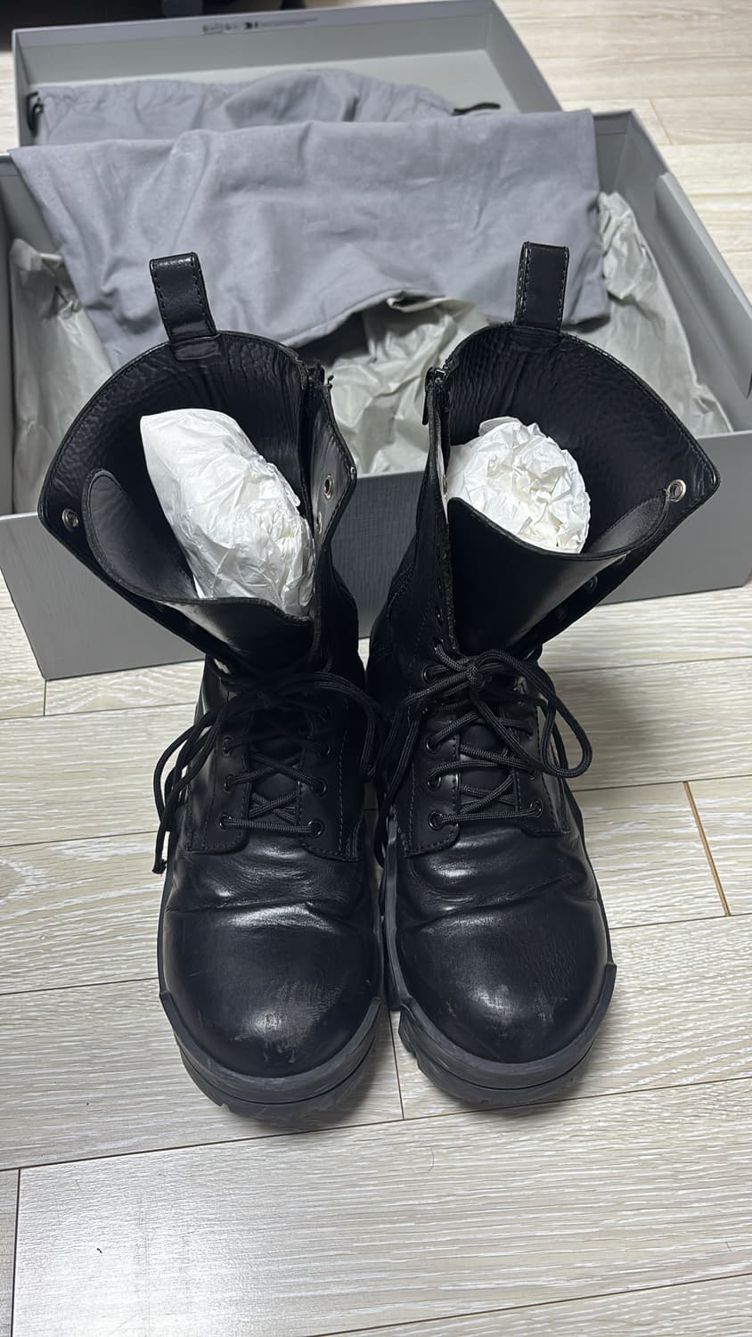 발렌시아가 불도저 레이스업 부츠 블랙 41 상품이미지3