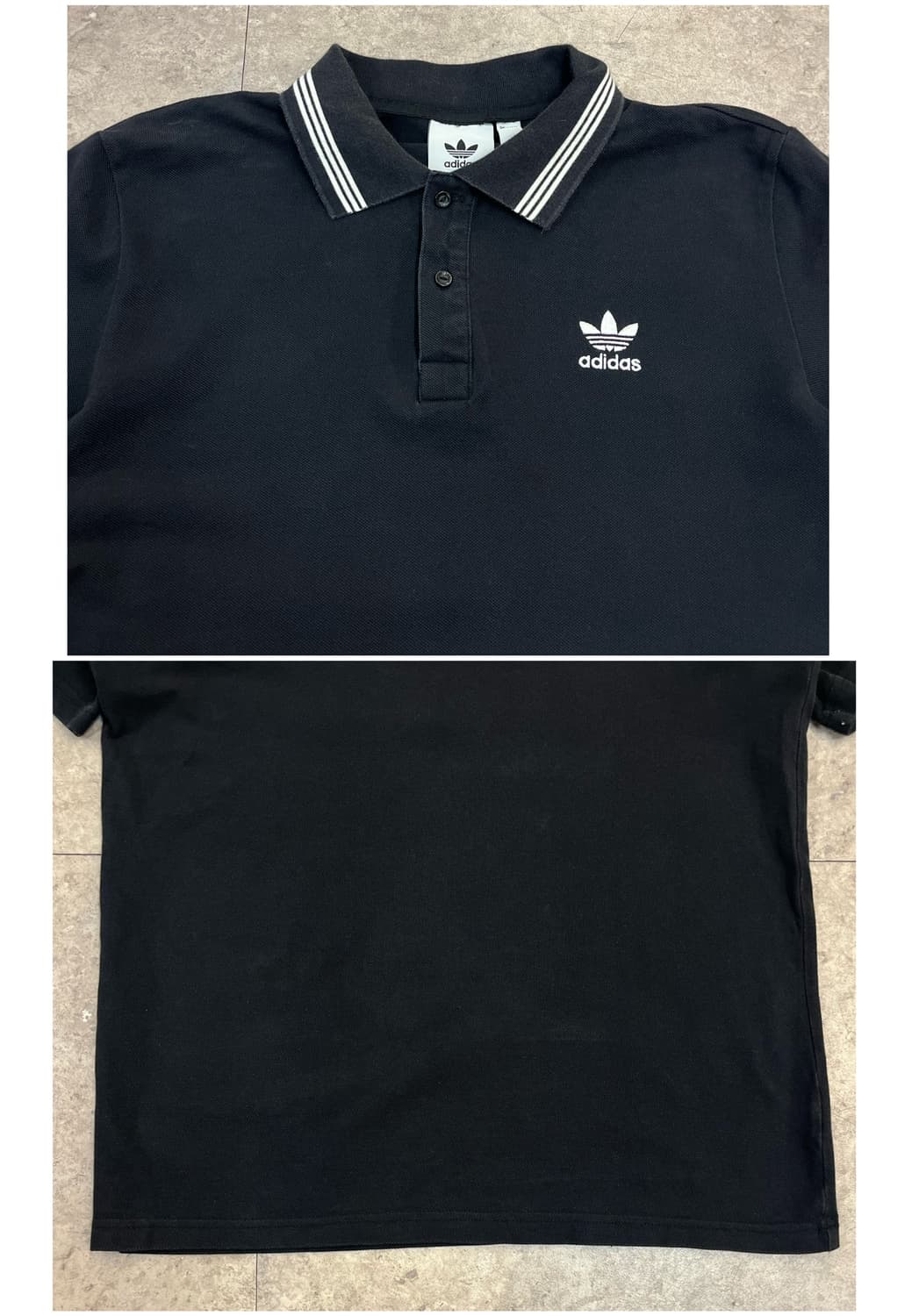 아디다스 반팔 카라티 블랙 M #csz4051 상품이미지5