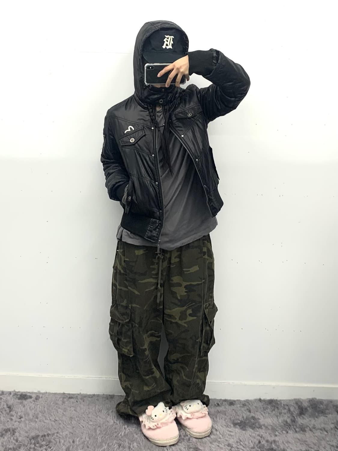 카모 밴딩 스토퍼 팬츠 상품이미지1