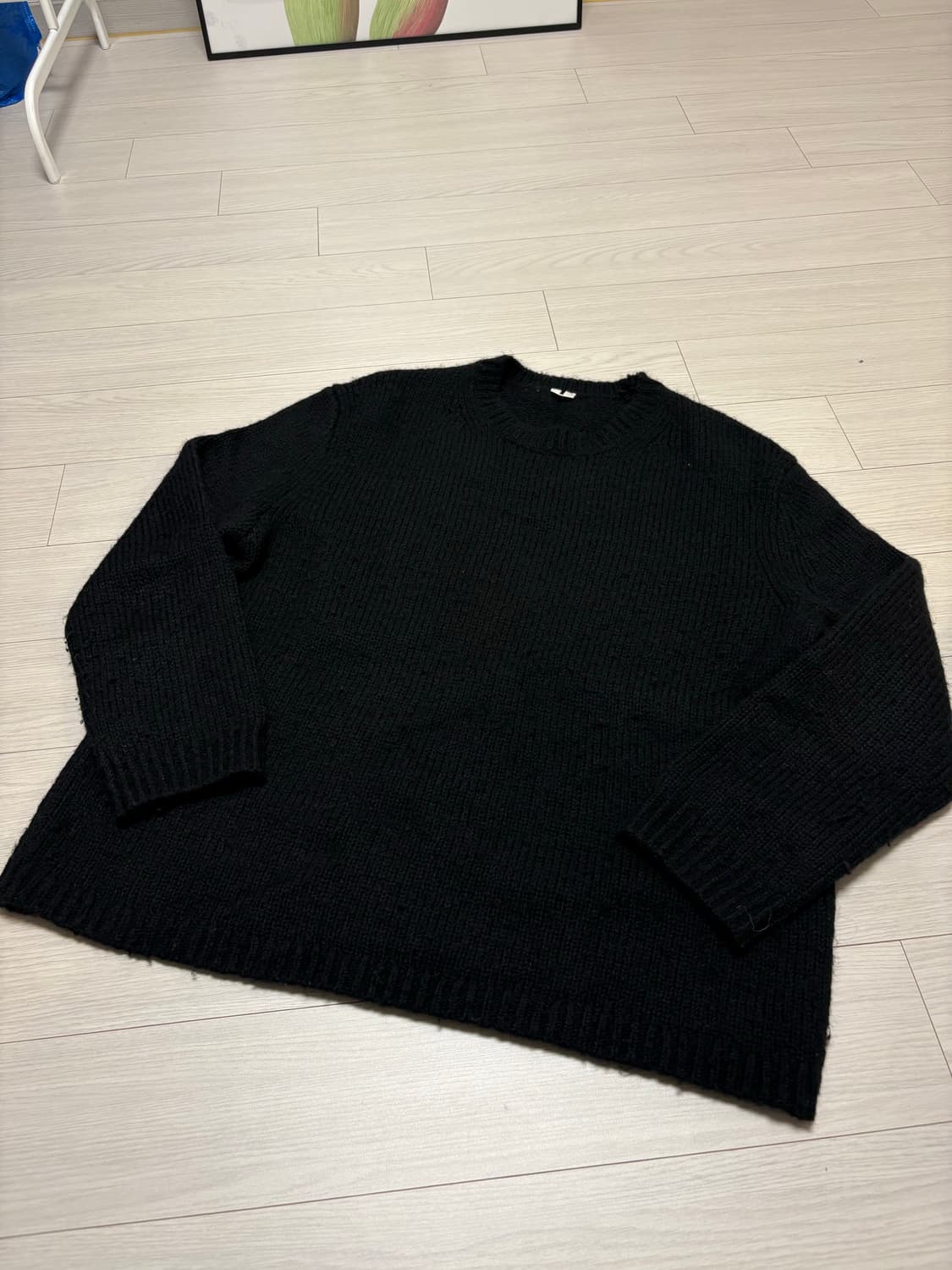 아르켓 루즈 박스핏 울 니트 스웨터 L(100-105) 상품이미지1