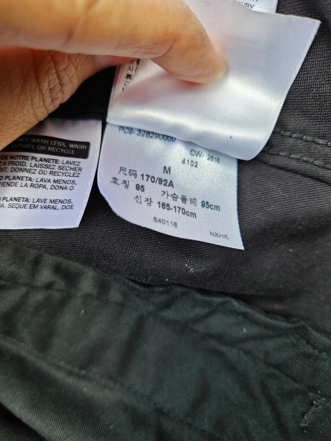 Levi's 리바이스 블랙 데님 자켓 (M / 100) 상품이미지8