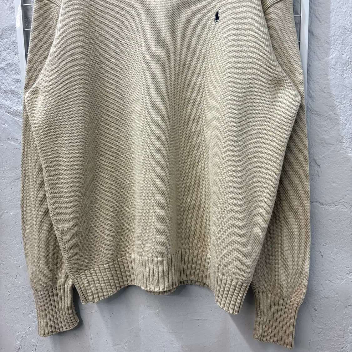 폴로 랄프 로렌 베이지 라운드 니트 3XL 상품이미지4