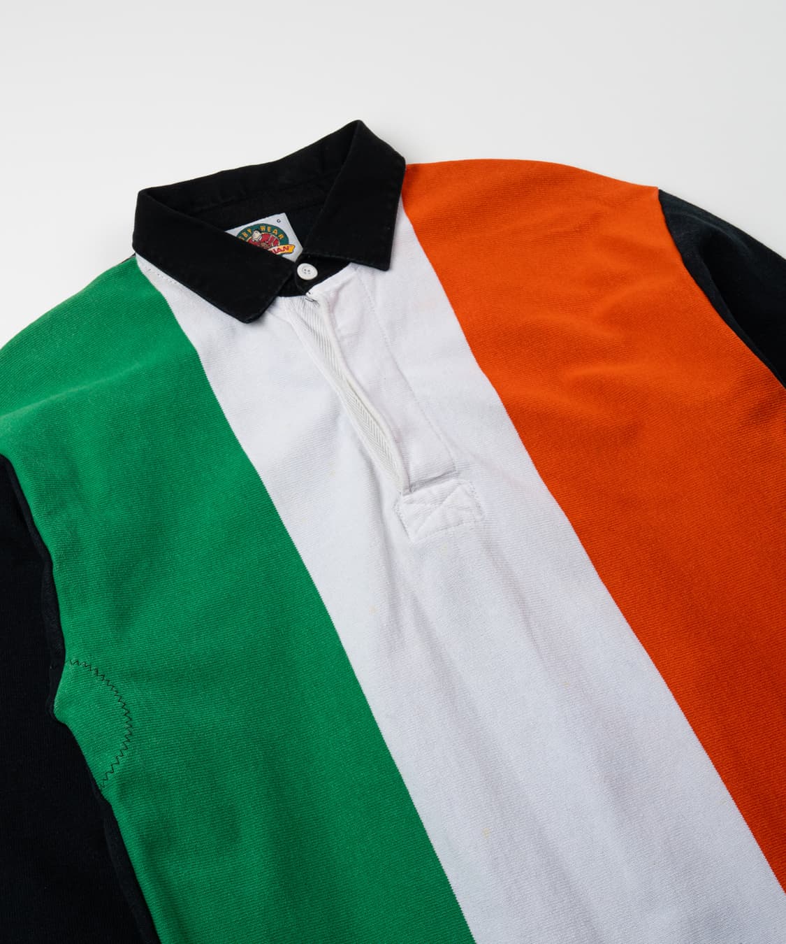 (105) 90's 바바리안 "아일랜드 플래그" 헤비 럭비 져지 상품이미지2