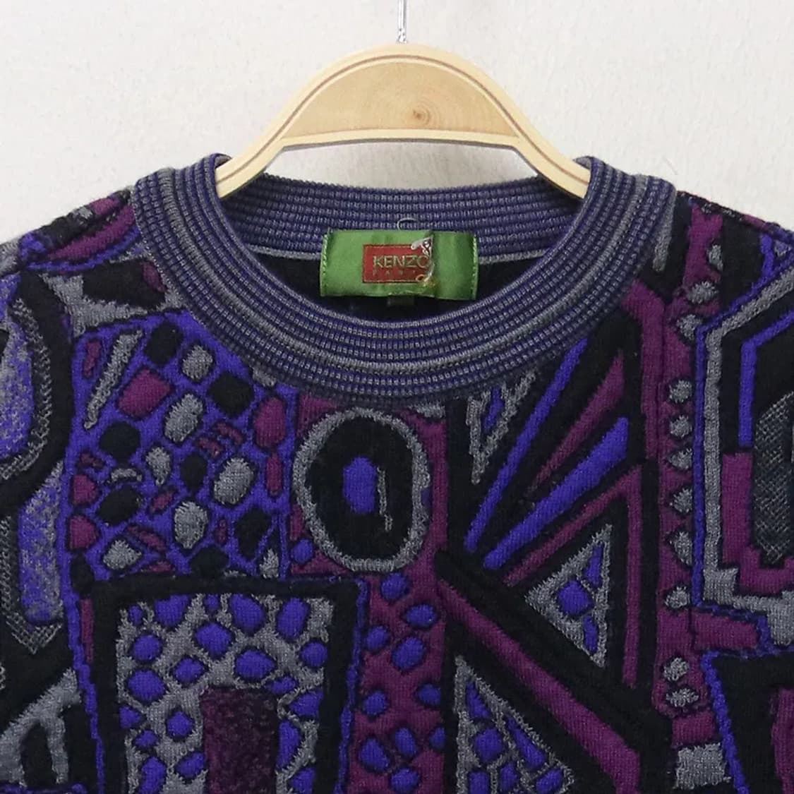 90'S KENZO 울 혼방 니트 64148 상품이미지5