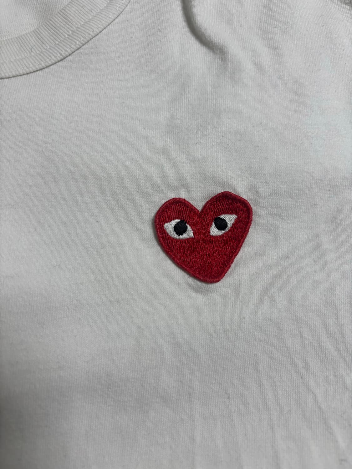 (정품)꼼데가르송 레드와팬 티셔츠 상품이미지3