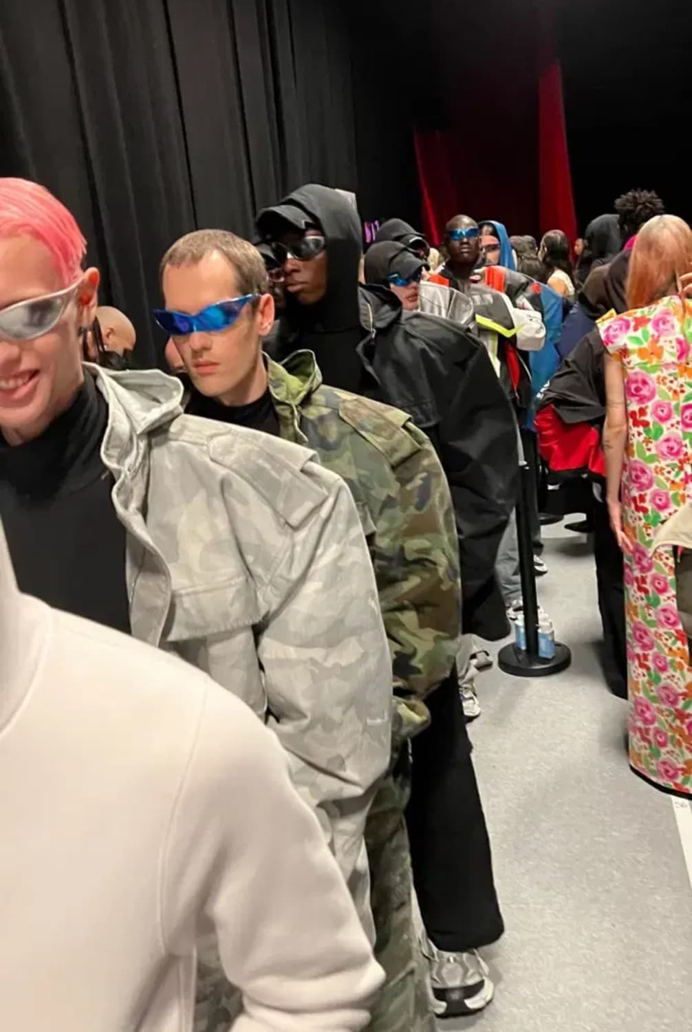 발렌시아가 카모플라쥬 바이커 아미 자켓 상품이미지2