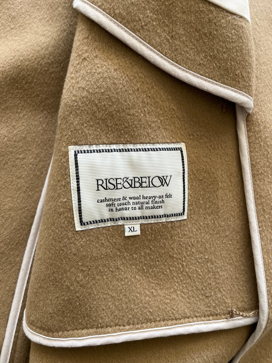 라이즈앤빌로우 캐시미어 울 발마칸 코트(103-105) 상품이미지7