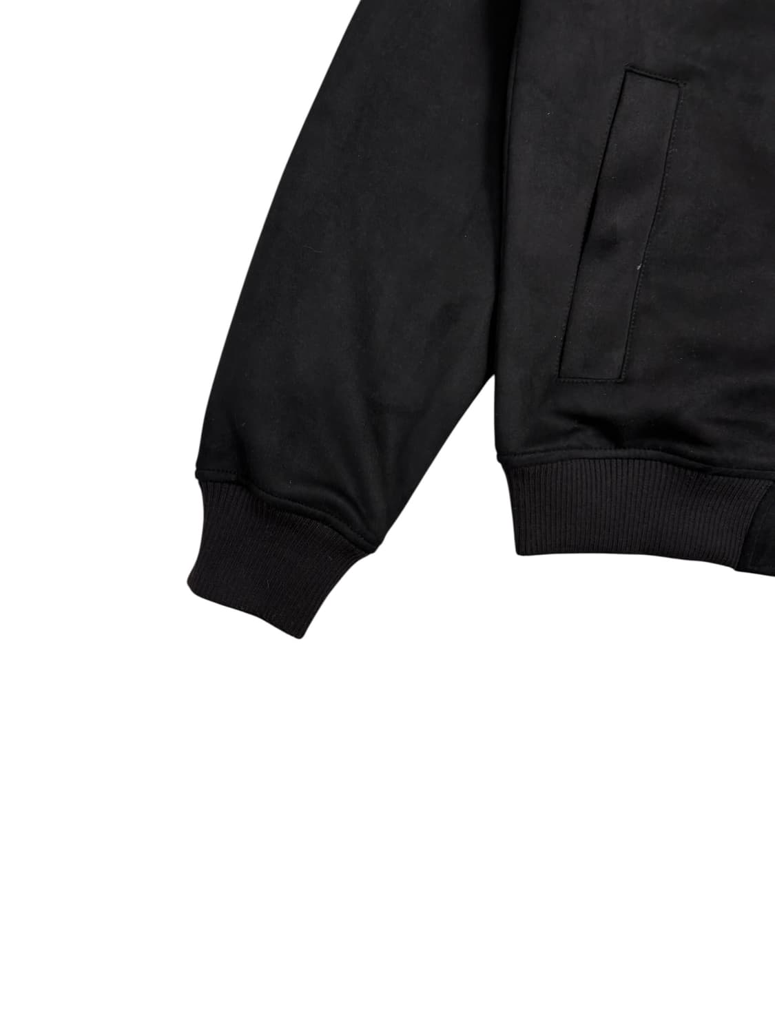 ZARA 자라 스웨이드 봄버 자켓 블랙 상품이미지3