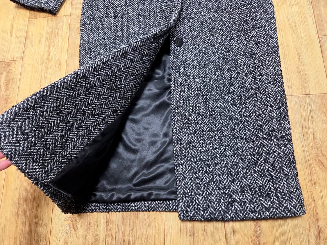 엘보른(ELBORN) 헤링본 울 코쿤코트 55-66 새상품 상품이미지9