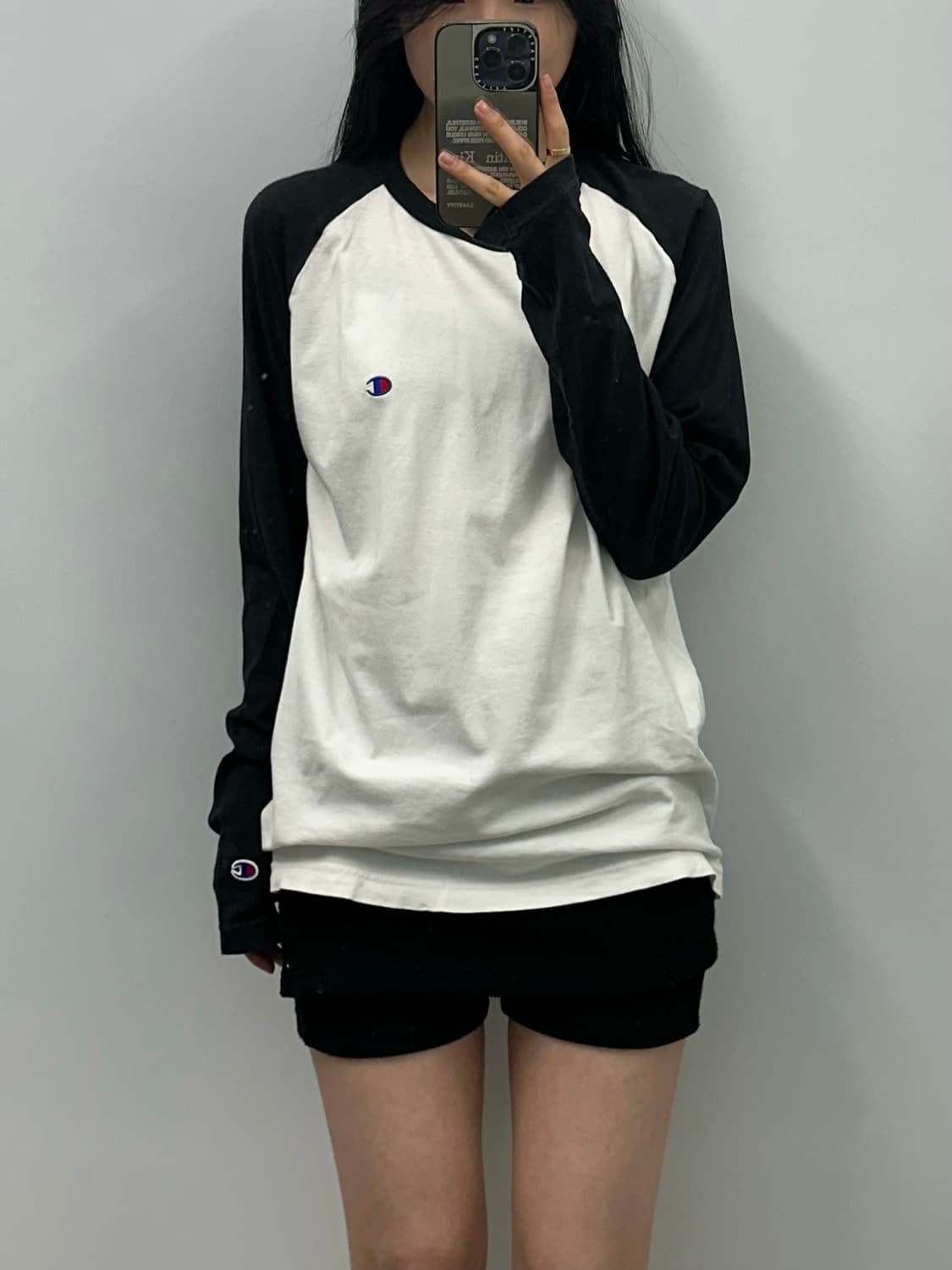 챔피온 나그랑 오래오 배색 롱슬리브 긴팔티 상품이미지1
