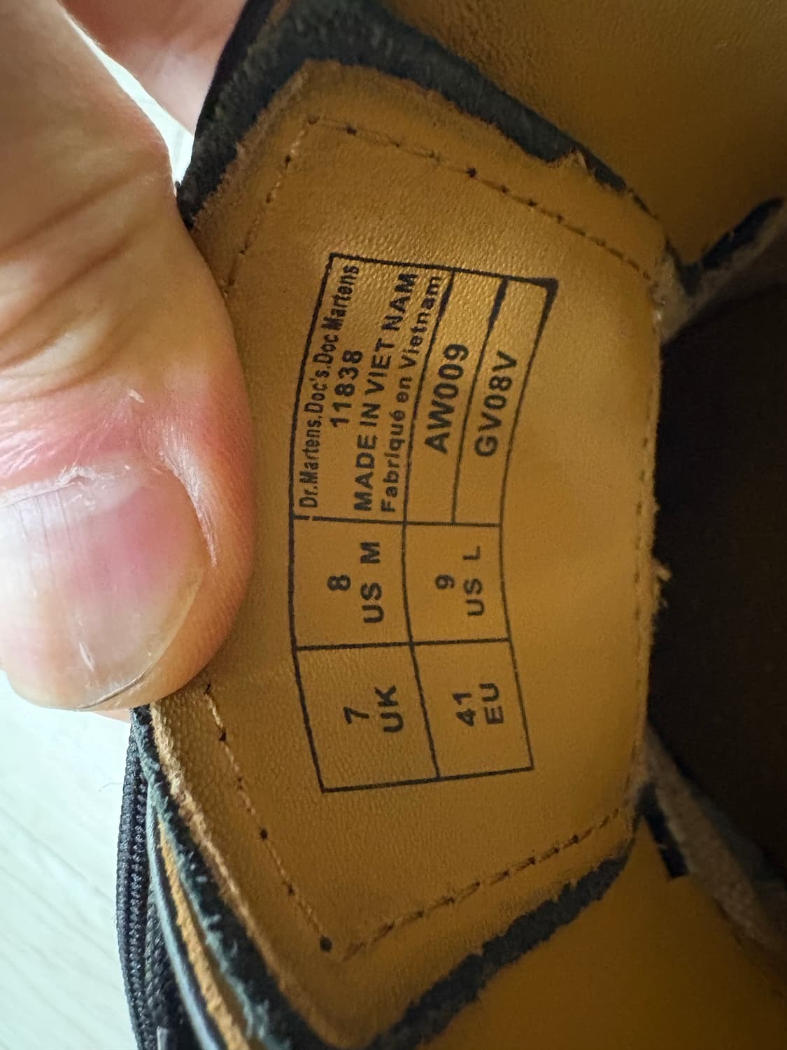 닥터마틴 1461 3홀 나파 260 상품이미지7