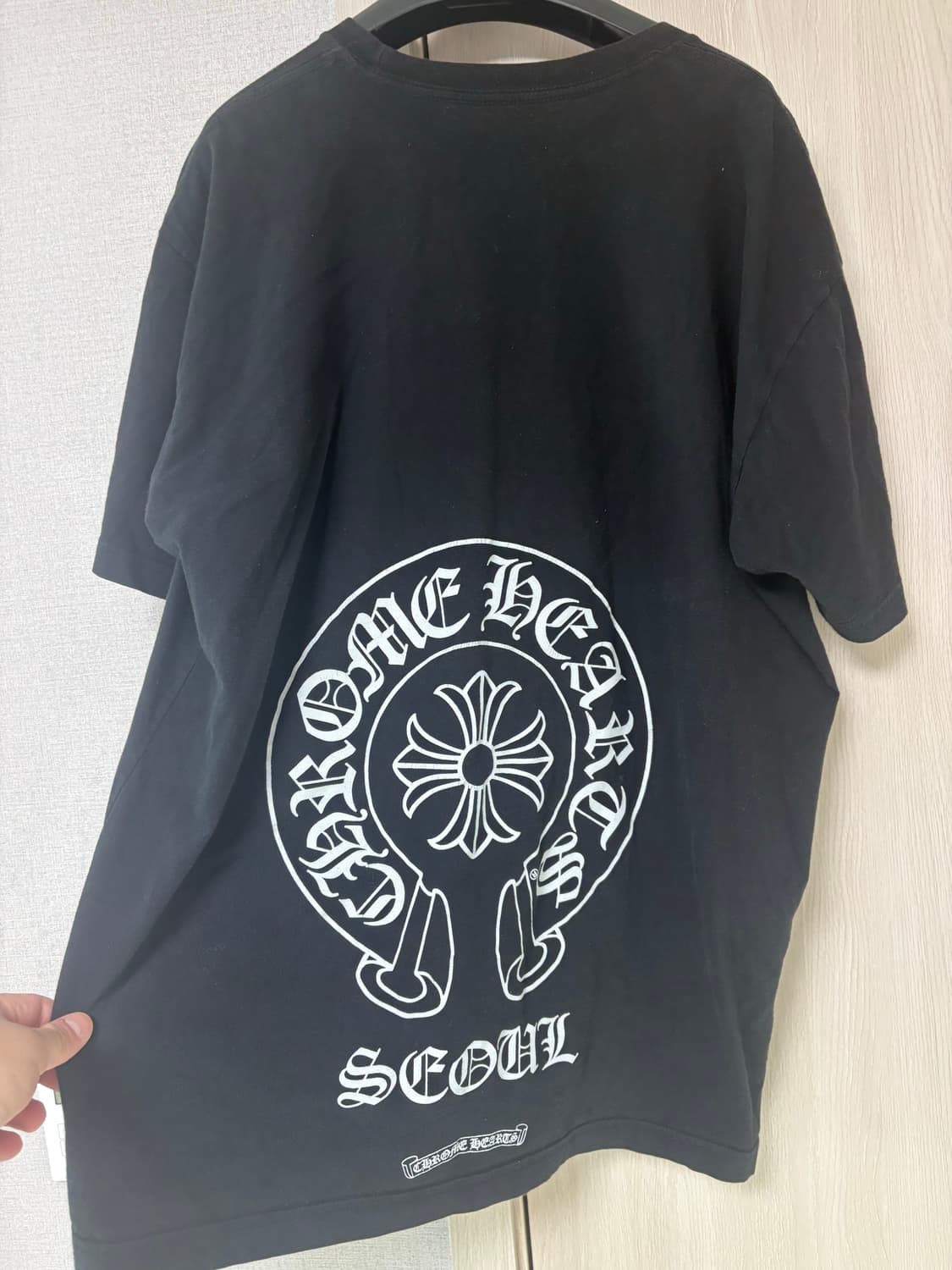 크롬하츠 홀스슈 서울 한정 블랙 반팔 티셔츠 XX-Large 상품이미지3