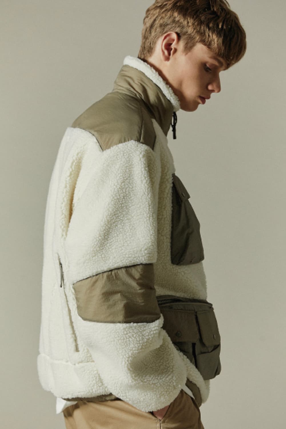 Noice 노이스 로버스 플리스 자켓 화이트 L 상품이미지3