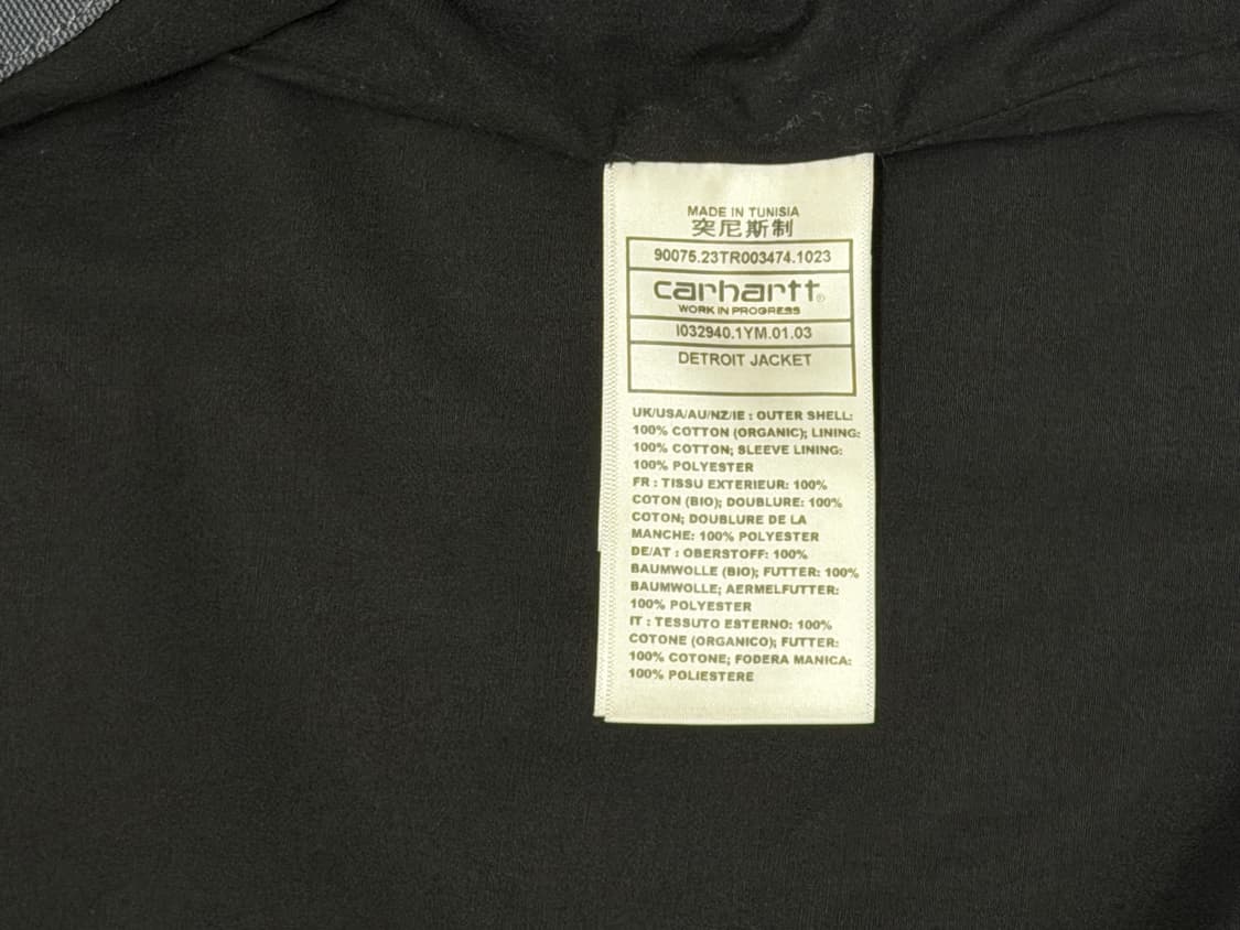 칼하트 WIP 디트로이트 자켓 M 상품이미지5