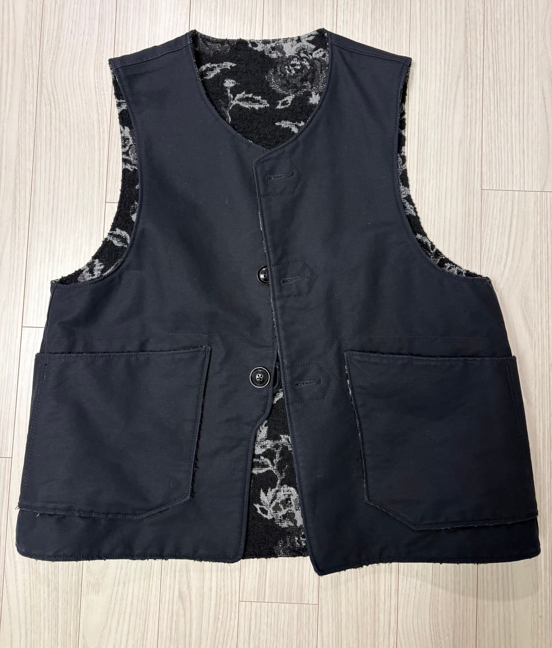 엔지니어드가먼츠 리버시블 베스트 자가드원단 상품이미지2