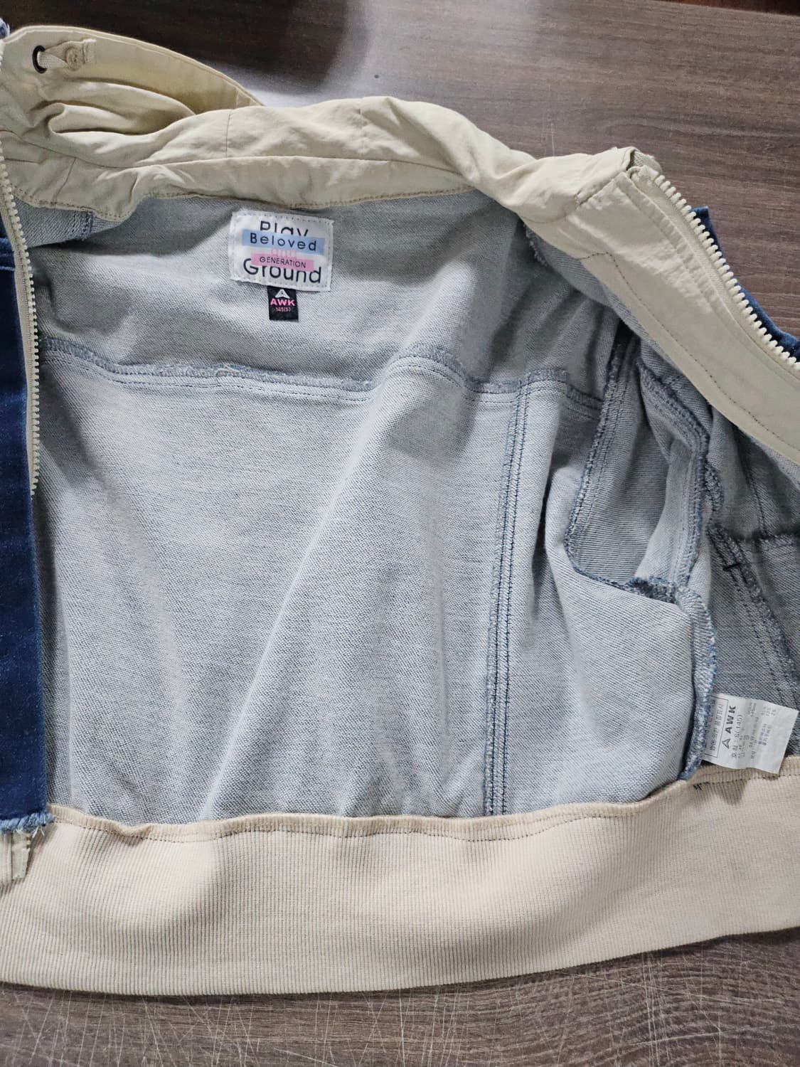 후두 데님 자켓 145  여성 55 상품이미지4