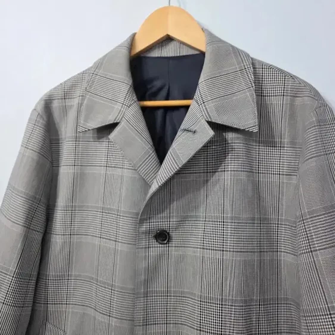 솔리드옴므 체크 맥코트 48사이즈 (100) 상품이미지6