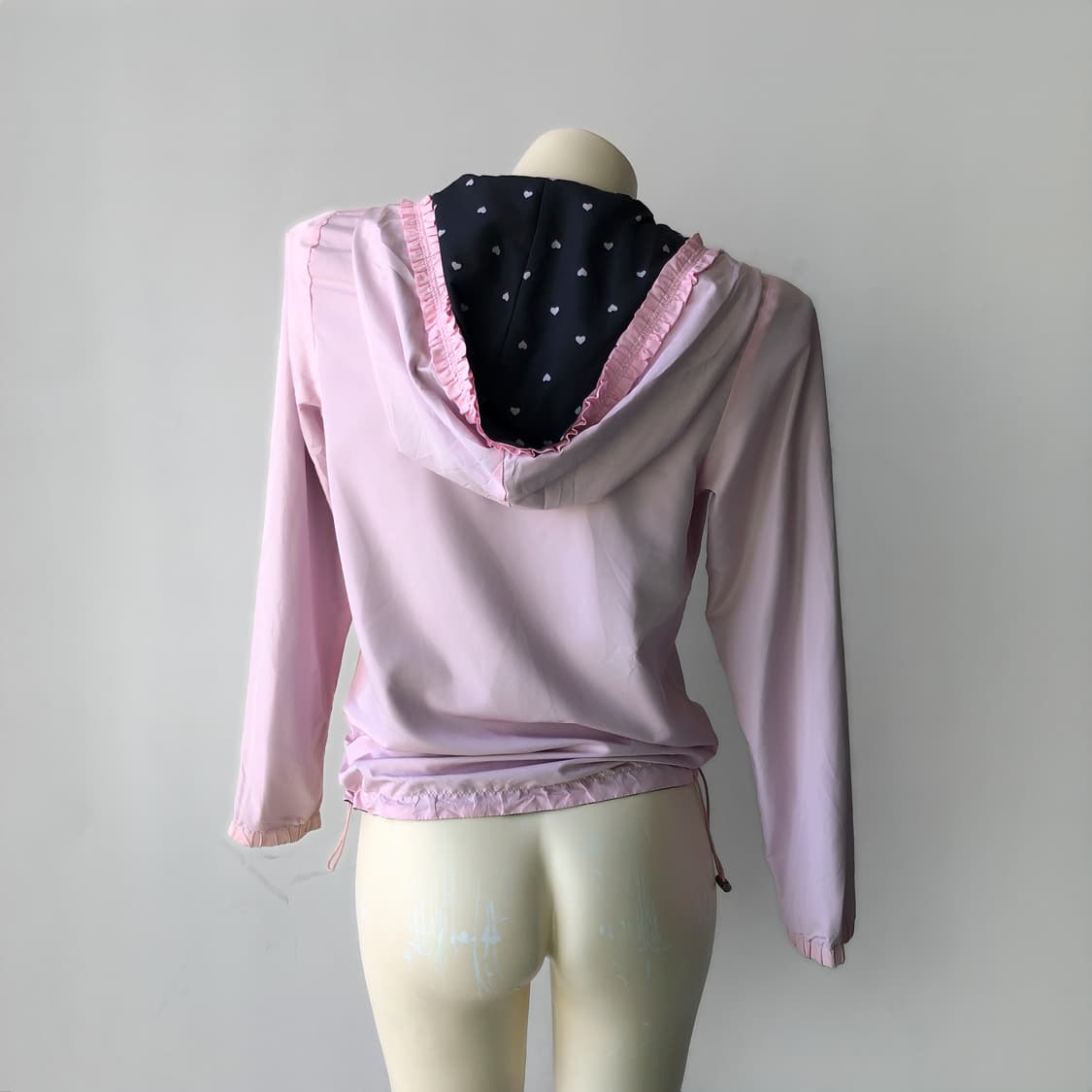 리버시블 하트 프릴 후드 집업 상품이미지5