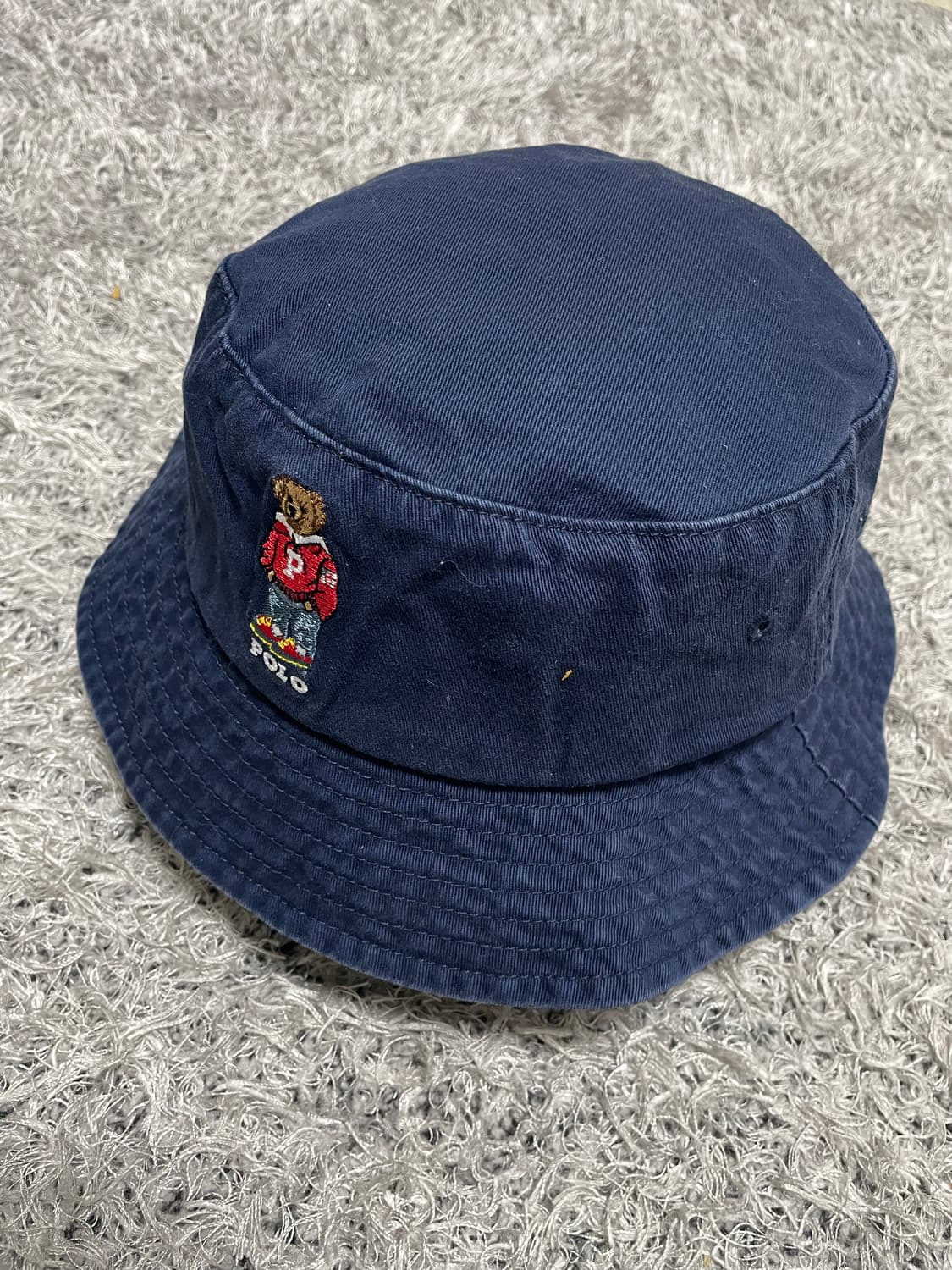 폴로Polo 폴로베어 네이비 버킷햇 코튼 캡 Free 상품이미지1