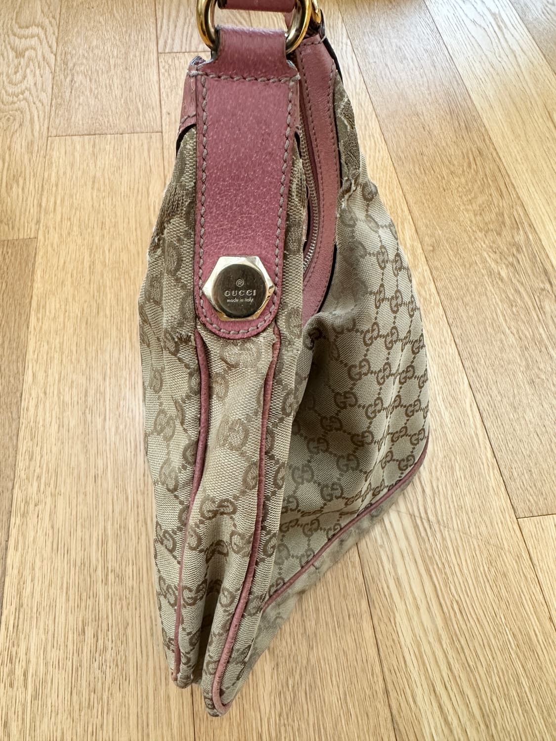 구찌 호보 숄더백 핑크  상품이미지4