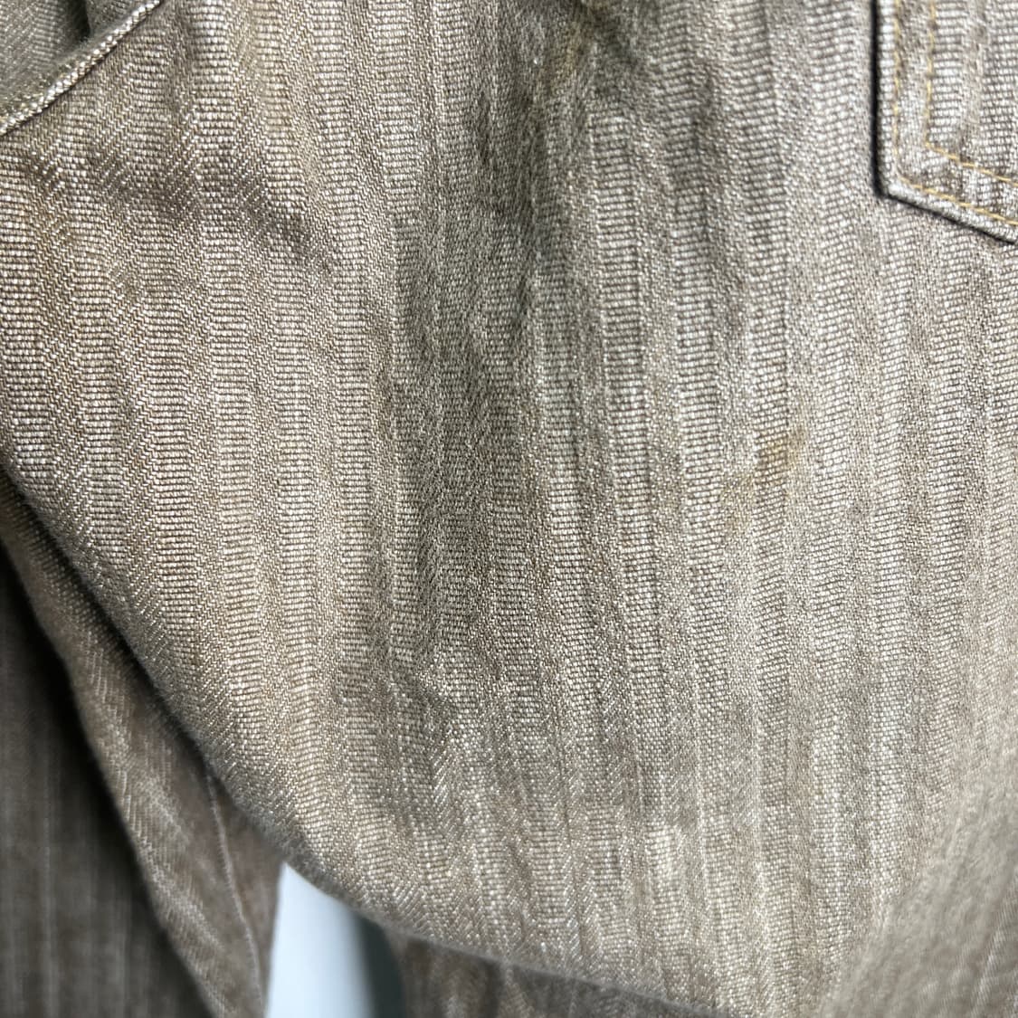 랭글러 빈티지 해링본 스트라이프 데님팬츠 M 상품이미지9