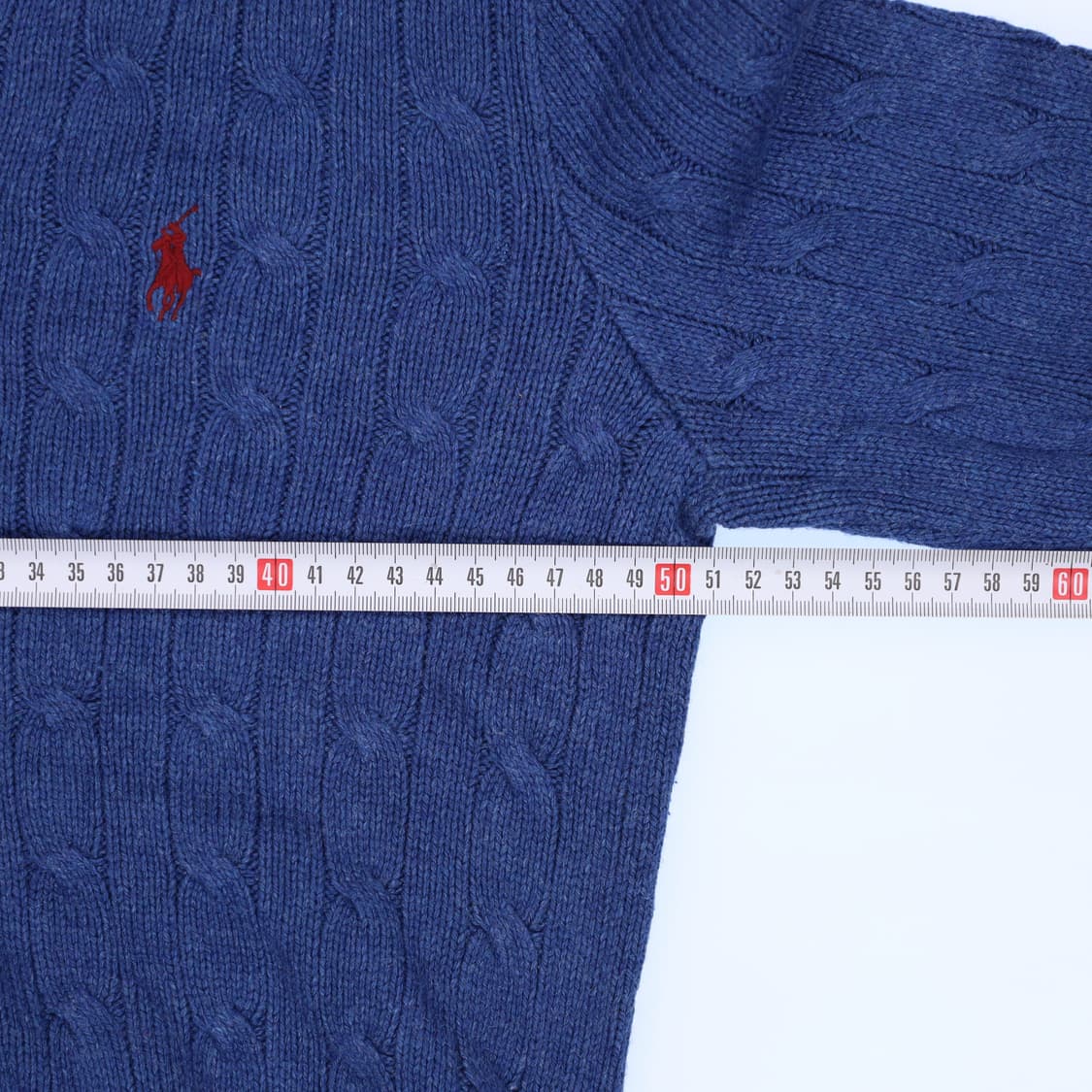 M 폴로 랄프로렌 브이넥 케이블 니트 N7553 상품이미지5