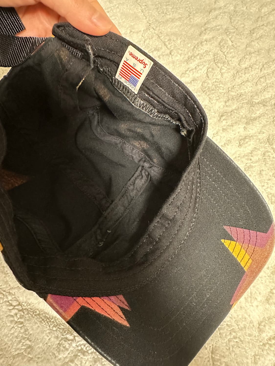 슈프림 supreme 곤즈 스타 프린트 캠프캡 상품이미지3